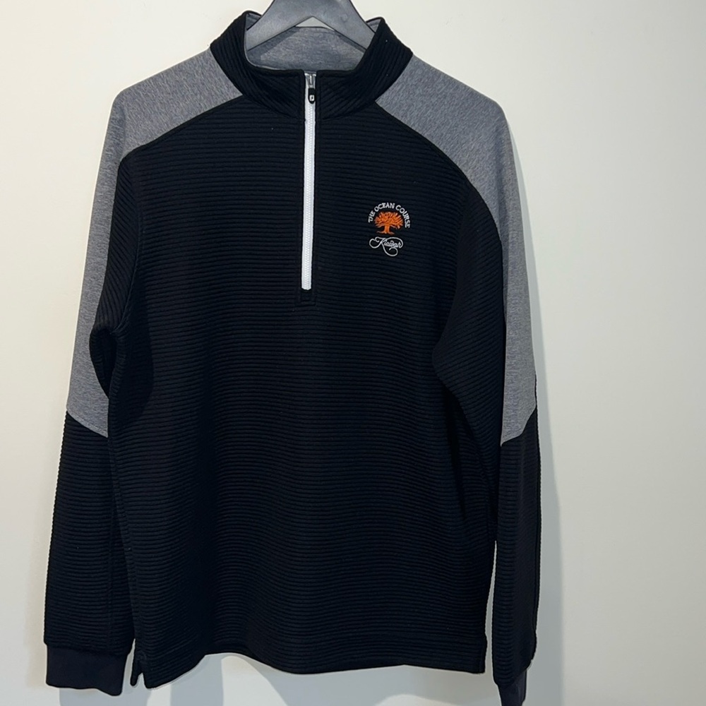 Foot Joy Men’s 1/4 zip black size medium